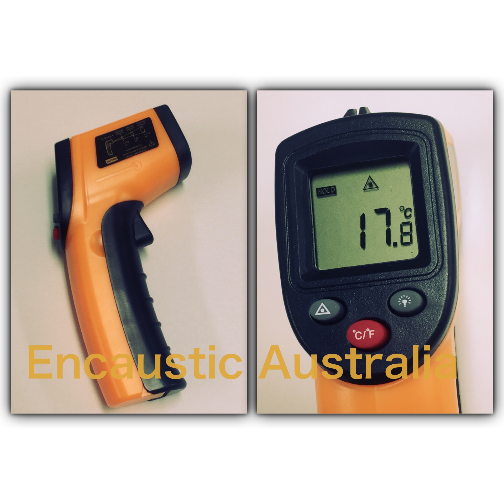 Infrared Thermometer with Laser Aim - Click Image to Close